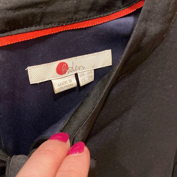 Boden black Josie mini-dress - Picture 4 of 7